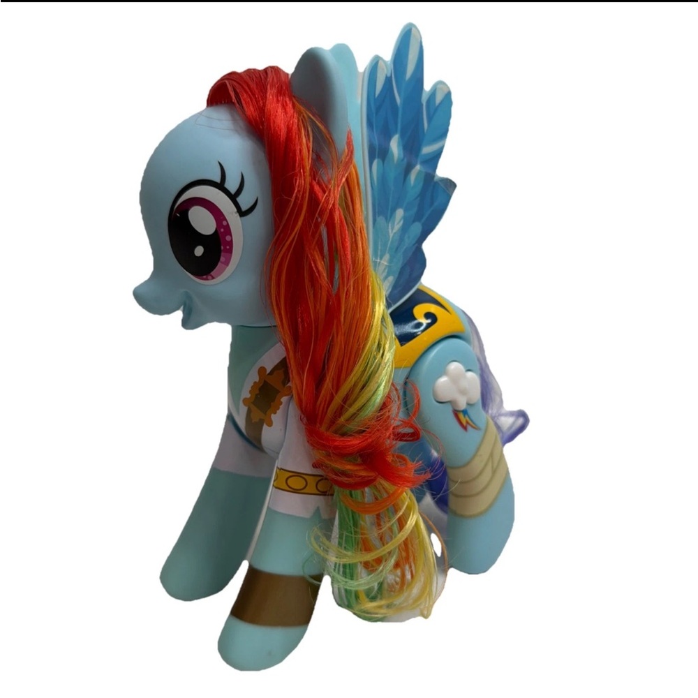 My Little Pony Pirate Rainbow Dash Pegasus Blue Flip & Whirl Talking 2013